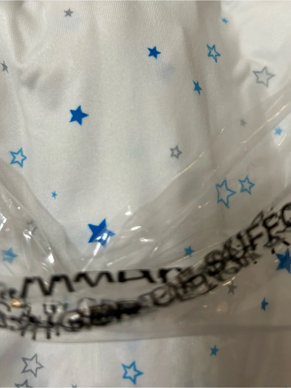 White Star-Print Sleeveless Baby Sleep Sacks-set of two plus laundry bag